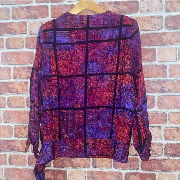 Celine Vintage Retro Multi colored, abstract print, 2piece set, top & skirt - Picture 3 of 14